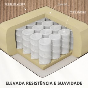 Poltrona Relax Reclinável com Controlo Remoto Apoio para os Pés Poltrona Elevatória 96x96x108 cm Castanha