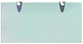 Prateleiras flutuantes 2 pcs vidro 40x20 cm 8 mm