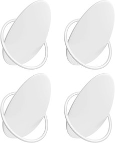 Ganchos de cabide com design de ovo elegante | SONGMICS HOME | 7.2 x 5.2 x 8.5 cm | LCR039W01.