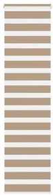 vidaXL Cortina de zebra 55x200 cm largura do tecido 50,9 cm poliéster
