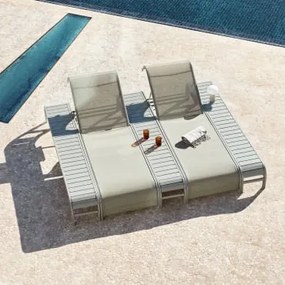 Conjunto De 2 Espreguiçadeiras Reclináveis E 3 Mesas Auxiliares Em Aço Marietta Verde Laurel - Sklum