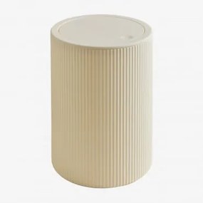 Lixeira Com Tampa Ozene Abs Gardénia Branco - Sklum