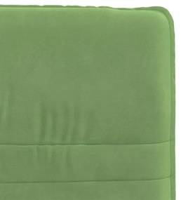 Cadeira de jantar veludo verde-claro