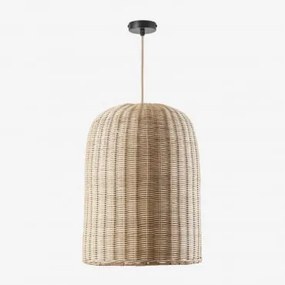 Lâmpada De Teto Suspensa Flandres Natural - Preto & Ø40 Cm - ↑55 Cm Flandes - Sklum