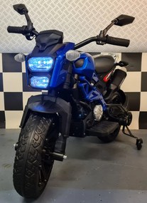Mota infantil Superbike 12V azul metálica