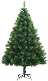 Árvore de Natal artificial articulada com suporte 180 cm