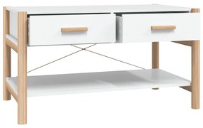 Mesa de centro 82x48x45 cm derivados de madeira branco