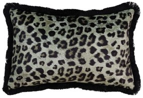 Almofada Verde Leopardo 45 X 30 cm