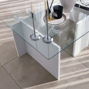Mesa de Café Escape - Branca - 105x40x65 cm