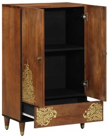 Highboard 60x33x100 cm Madeira Sólida Mangueira