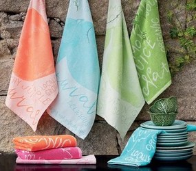 Pano de cozinha felpo 50x50 cm - Panos cozinha 100% algodão 440 gr.- Lasa Home: Verde