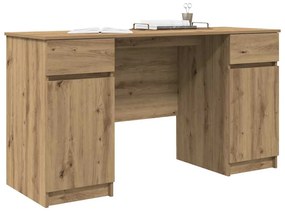 Mesa vidaXL Artisan Carvalho 140x49x76 cm Madeira de engenharia