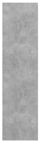Armário de parede p/ TV 37x37x142,5cm contrap. cinzento cimento
