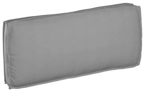 vidaXL Cushion de Paletes para Assento/Costa Cinza 120x50x12 cm Tecido Oxford