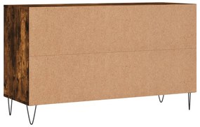Sapateira 102x36x60 cm derivados de madeira carvalho fumado
