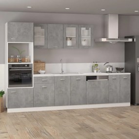 Painel máquina lavar louça “Lyon” derivados de madeira cinzento