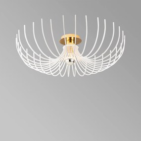 Candeeiro de Teto Aspendos – Branco – Diâmetro 56 cm