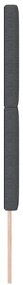 Cabeceira vidaXL Design Simples Cinza Escuro 140 cm Tecido de Corduroy