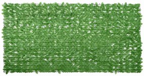 Tela de varanda com folhas verdes 300x150 cm