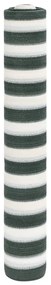 vidaXL Rede de privacidade PEAD 75 g/m² 2x10 m verde e branco
