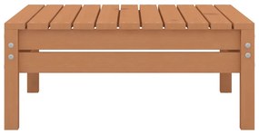 8 pcs conjunto lounge de jardim pinho maciço castanho mel