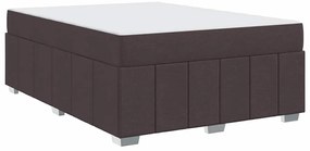 Estrutura da Cama Castanho escuro 160 x 200 cm tecido