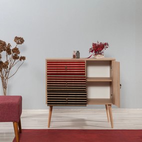 Cômoda Verybox – Carvalho Sonoma – 90x90x40 cm