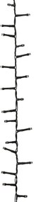 Cordão de luzes compacto 2000 luzes LED 45 m PVC branco quente