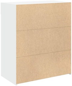 Aparador 80x42,5x93 cm derivados de madeira branco