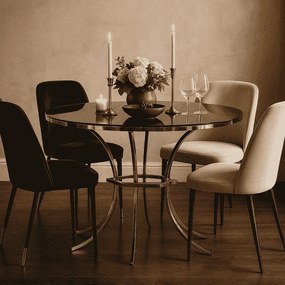 MESA DE JANTAR SHANTY Ø100X80 CM (CADEIRAS NÃO INCLUIDAS)