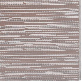 Tapete de exterior 190x290 cm ARAKIL PP castanho