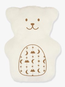 Urso terapêutico, BEKE BOBO bege claro liso com motivo
