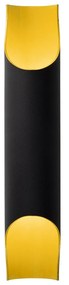Candeeiro de Parede Efsun - Preto - Diâmetro 8cm, Altura 40cm