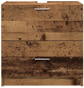 gabinete para pia Madeira Antiga 59x37x59 cm Madeira Industrializada