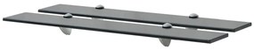 vidaXL Prateleiras flutuantes 2 pcs vidro 70x20 cm 8 mm