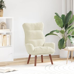 Poltrona relaxante Velvet Creme