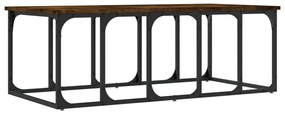 Mesa de centro 100x50x35,5 cm derivados madeira carvalho fumado