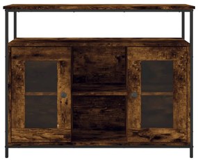 Aparador 100x35x80 cm derivados de madeira carvalho fumado