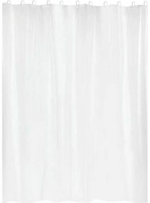 Cortina de Duche Gelco Branco PVC PEVA 180 x 200 cm