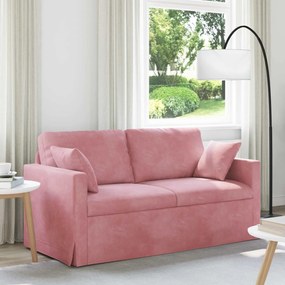 vidaXL Sofá Rosa 158 x 78 x 80 cm Veludo