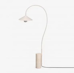 Lâmpada De Pé Em Ferro Grivon Tapioca Bege - Sklum