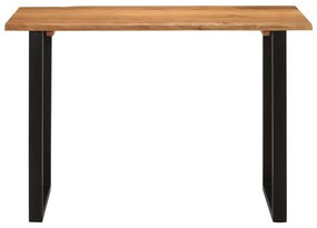 Mesa de jantar 110x50x76 madeira de acácia maciça