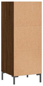 Aparador 34,5x32,5x90 cm derivados de madeira carvalho castanho