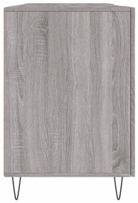 Secretária 140x50x75 cm derivados de madeira cinzento sonoma