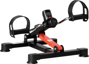 HOMCOM Mini Bicicleta Estática de Exercícios Mini Bicicleta Estática com Altura e Comprimento Ajustáveis 33-43x40x24,5-34,5 cm Preto | Aosom Portugal