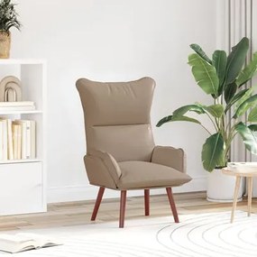 Poltrona Relaxante Cappuccino em Couro Sintético