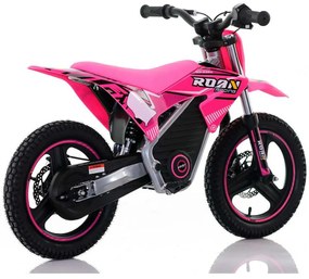 Mini moto elétrica para crianças Minicross electrica 350W 14/14" Warrior MX-E350 Rosa