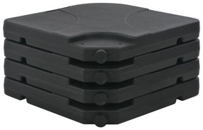 Guarda-sol de jardim com base portátil vermelho