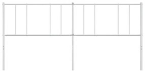 Cabeceira de cama 180 cm metal branco