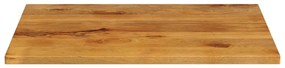 Tampo de mesa retangular 90x80x3,8 cm mangueira maciça